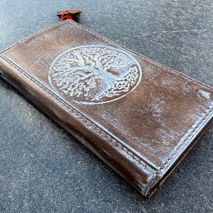 Custodia in vera pelle vintage per Google Pixel 4 4A 5 5A 6 6A 7 Pro Custodia a libro 4G 5G Portafoglio Slot Art Wash Stile vecchio stile Albero