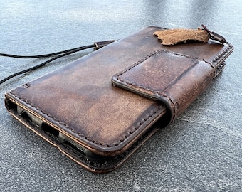 Genuine Full Leather Case For Google Pixel 4 4A 5 5A 6 6A 7 8 8A 9 Pro XL Fold Book Cover 4G 5G Wallet Card Slots Magnetic Closure Vintage