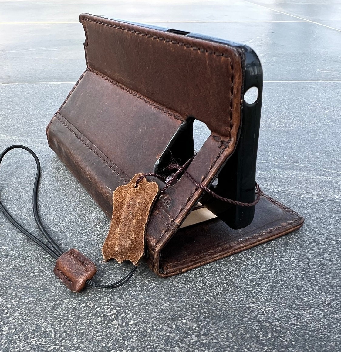 Custodia Portafoglio In Pelle Vintage Per Google Pixel 9A/8/7/6 E Pro | 2 In 1 Con Protezione 360° - Foto 2
