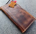 Genuine Leather Case Wallet For Samsung Galaxy s25 s24 s23 s22 s21 s20 Ultra Fe Note 9 8 10 A71 A12 A31 A32 polished wax vintage Handmade product logo