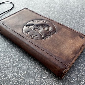 Étui en cuir véritable vintage pour Google Pixel 4 4A 5 5A 6 6A 7 8 8A Pro Couverture de livre 4G 5G Portefeuille Emplacements pour cartes Estampage Wolf Wash Stone Style