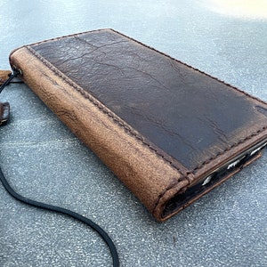 Genuine Leather Case Wallet For Samsung Galaxy s24 s23 s22 s21 s20 Ultra Fe Note 9 8 10 A71 A12 A31 A32 polished Wash vintage Handmade