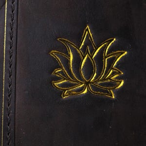 Custodia per iPhone ARICHI realizzata a mano in pelle con stampa a libro della Bibbia con motivo a loto per Vivo X Fold Fold3 Pro Fold2 Fold+