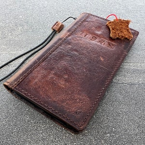 Étui en cuir véritable pour Apple iPhone 11 12 13 14 15 Pro Max 6 7 8 plus SE XS couverture artistique vintage style fait main portefeuille bricolage livre 1948 ancien