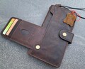 Handmade Leather Wallet Phone Case for Samsung GalaxyChristmas gift product logo