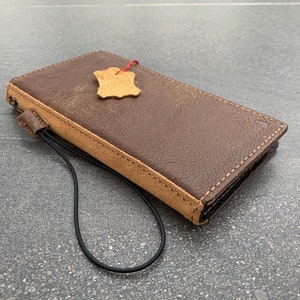Echtleder Hülle für Google Pixel 6 Book Wallet Inhaber Retro Stand Luxus 5G kabelloses Laden Classic Suede