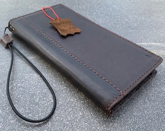 Genuine Leather For Galaxy s23 s22 s21 s20 Ultra S8 S9 Note 8 9 10 20 21 A71 A52 A51 A12 A31 4G 5G plus P50 OnePlus 9 Wallet Book