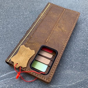 Capa de couro genuíno para Samsung Galaxy Note 20 Ultra 5G Capa tipo carteira para livros Cartões Carregamento sem fio Janela Bíblia Luxo Borracha curtida