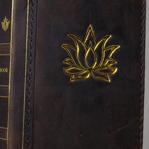 ARICHI Handmade iPhone Case Leather Wallet with Lotus Embossing Bible Book For Oppo Find N3, X6 Pro, Reno 10 Pro+ Reno 12 Pro, 9 5G  A78 A98