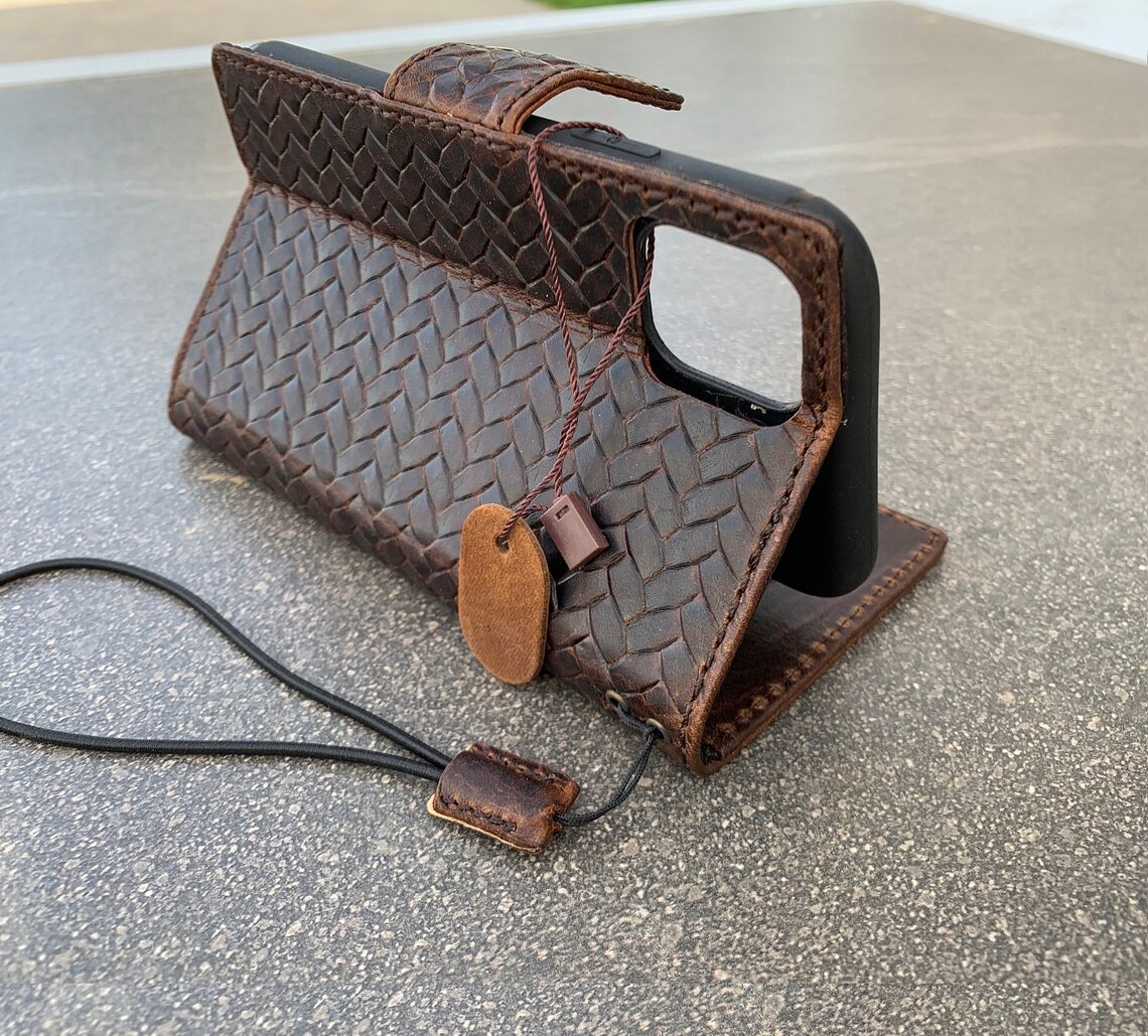 Genuine Full Leather Case For Apple iPhone 12 Pro Max 6 7 8 Etsy