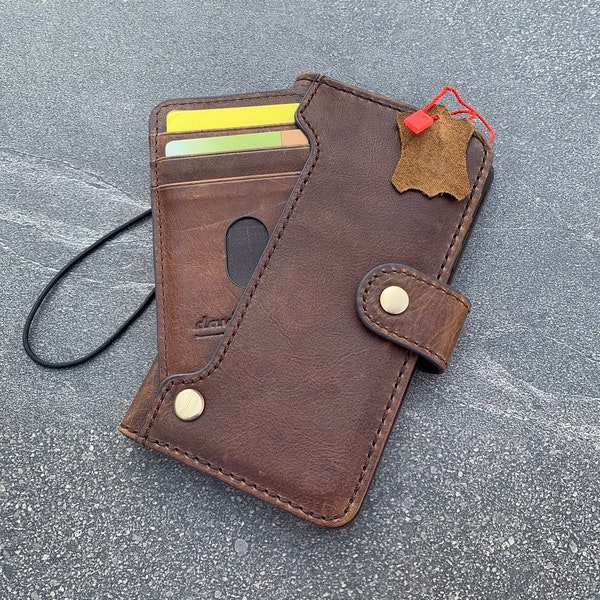 Genuine Real Leather for Apple iPhone XR Case Cover Vintage wallet credit Book Wireless charge Luxury holder Handmade Style Credit Card