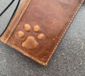 Genuine Leather For Galaxy s23 s22 s21 s20 Ultra s8 s9 Note 8 9 10 20 21 A71 A52 A12 A31 a32 4G 5G plus Wallet Book Cover Dog Tan Oiled product logo