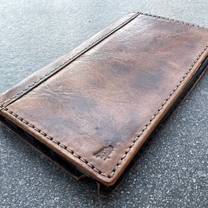 Funda de piel auténtica tipo cartera para Samsung Galaxy s25 s24 s23 s22 s21 s20 Ultra Fe Note 10 A71 A12 A31 A32 acabado encerado pulido vintage hecho a mano con aceite