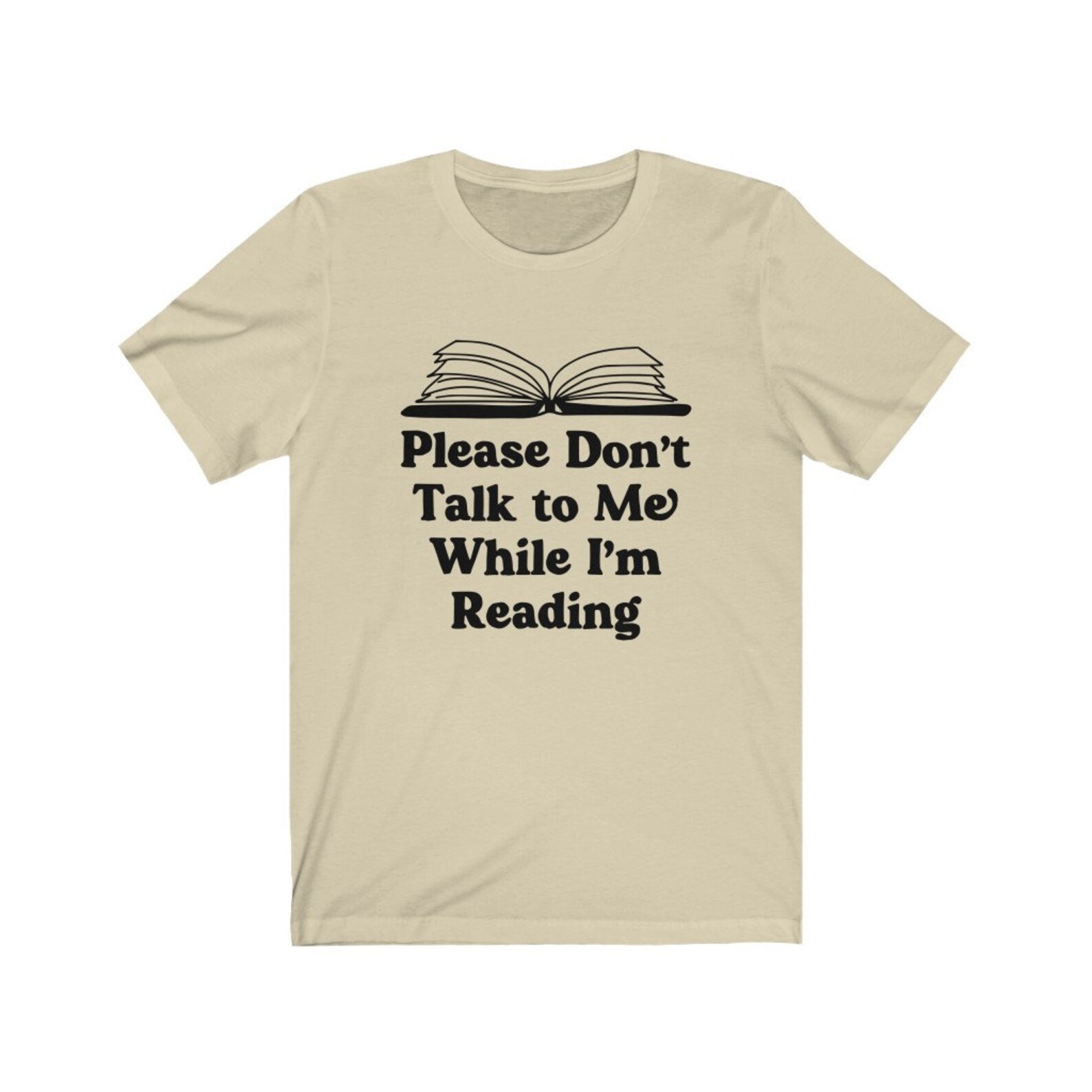 Please Don't Talk to Me While I'm Reading Shirt Book | Etsy