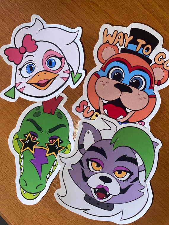 Some of the Five Nights at Freddy's stickers I've made. : r/sticker