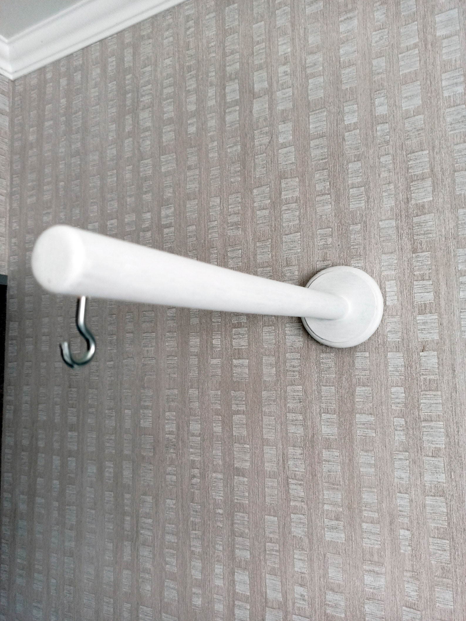 Wooden mobile arm baby crib attachment white mount for Etsy