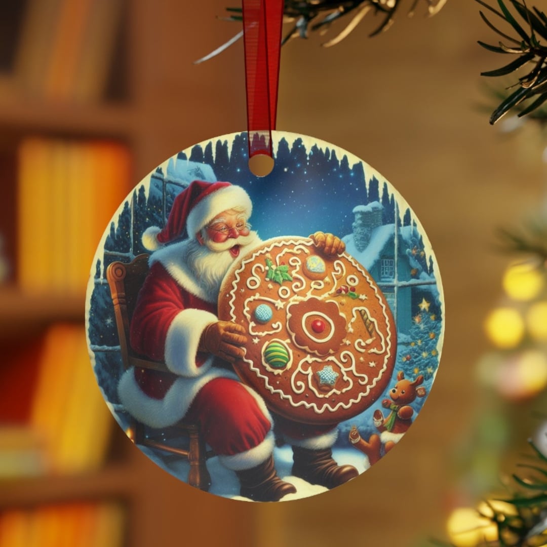 Funny Christmas Cookies for Santa Unique Ornament Decoration Etsy