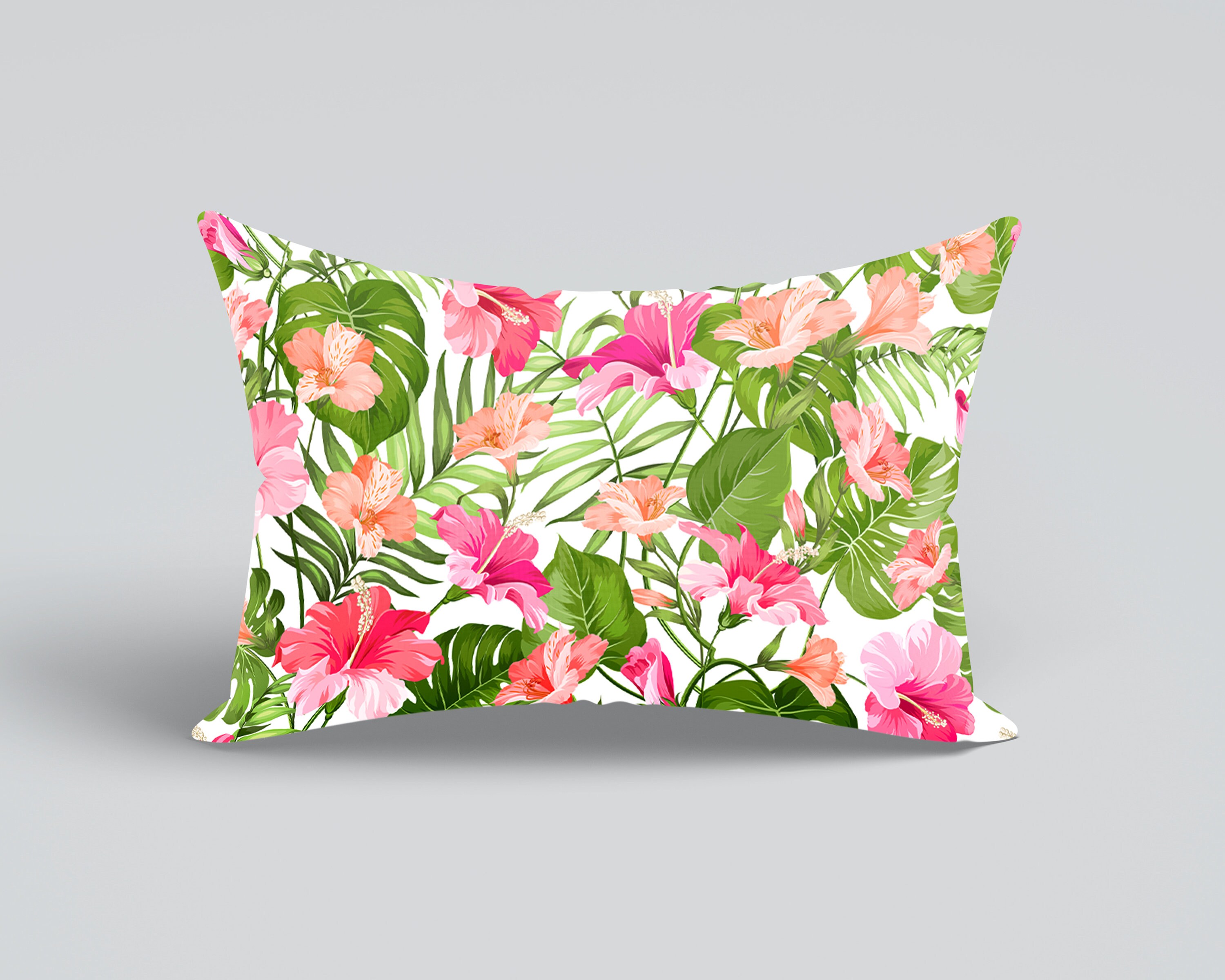 Outdoor Lumbar Kissenbezug Tropische Kissen Outdoor Werfen | Etsy