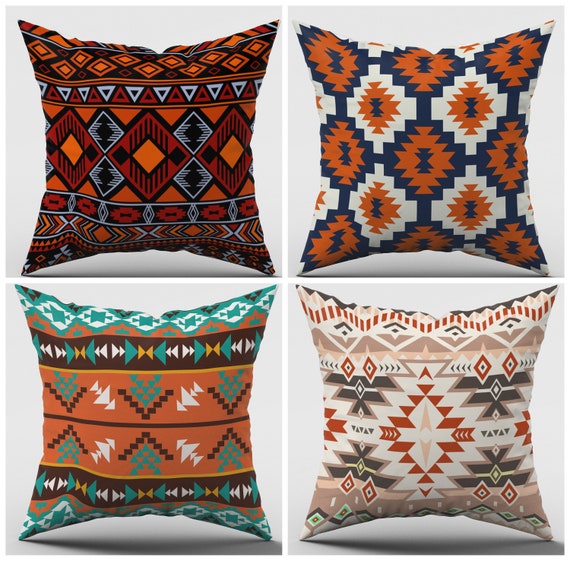 Southwestern throw pillows for couch sale