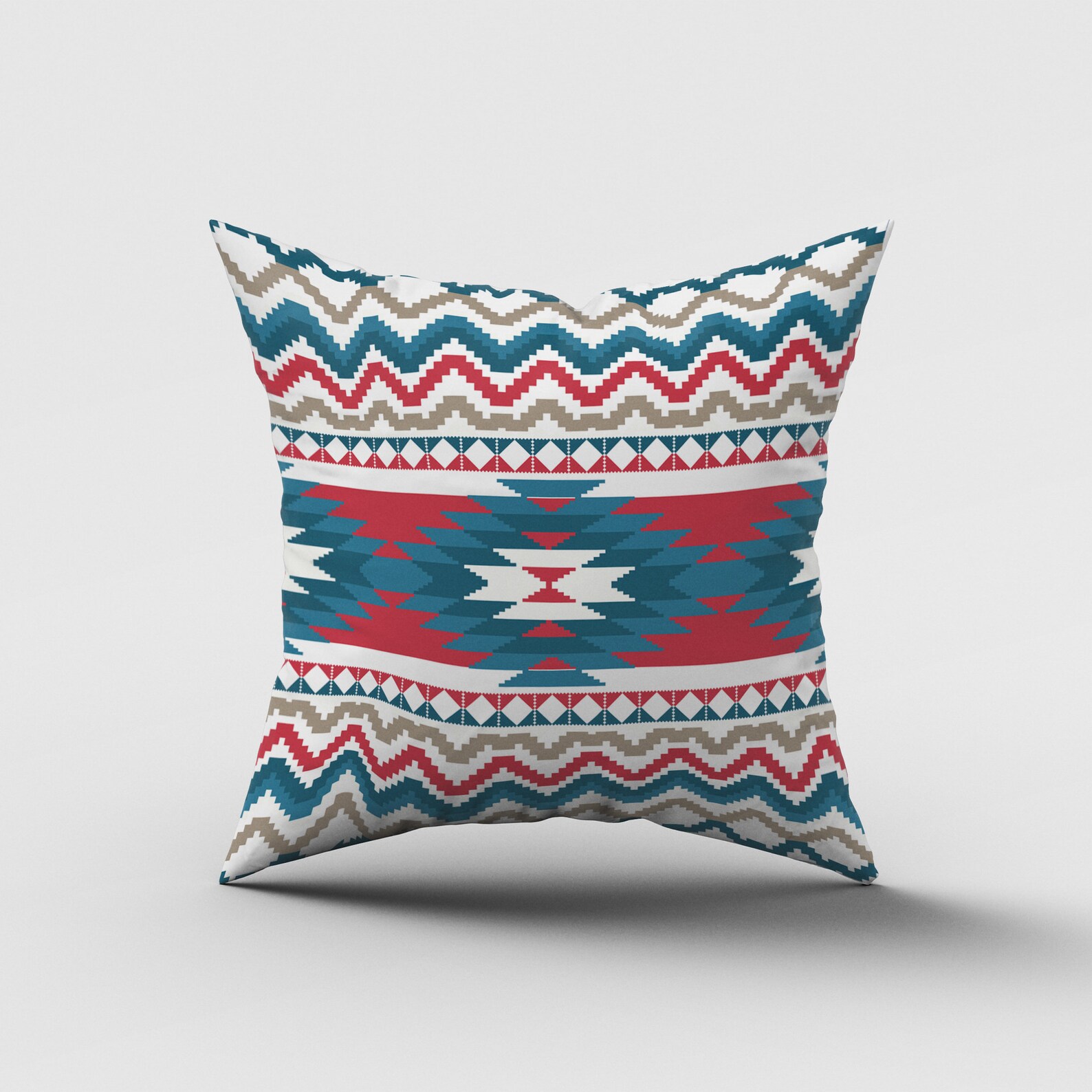Southwestern Pillow Coversrug Design Cushionsaztec Ethnic Etsy