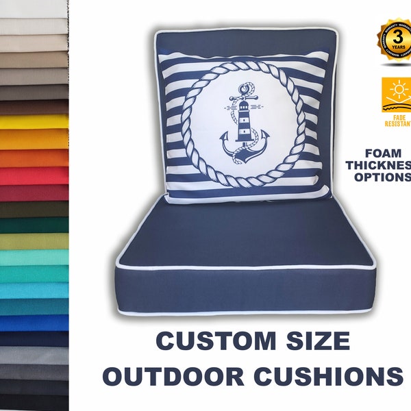 Custom Size Cushion Covers and Foams|Outdoor Fade Resistant Cushion Cover|Furniture Cushion|Water resistant Cushions, Cushion and Foam