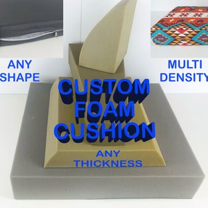 Custom Size Foam Inserts,Cut to Size Foam,Custom Shape Foam,Multiple Density Upholstery Foam,Foam Fillings for Cushion Covers,Dacron Wrapped