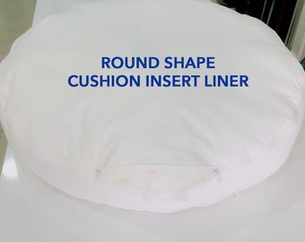 Pillow Insert Liner|Cotton Pillow Inner Case without Filling|Zippered Cushion Insert Liner|Custom Insert Cover|Cushion Liner|Stuffing Bag