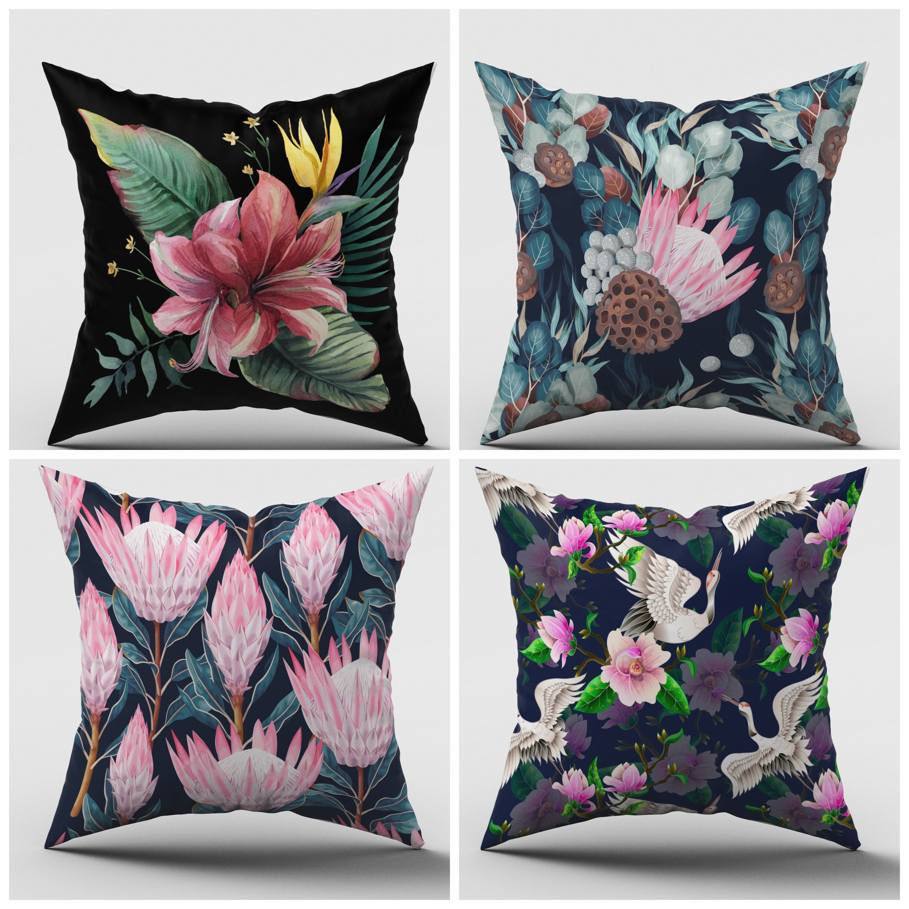 protea pillow cases