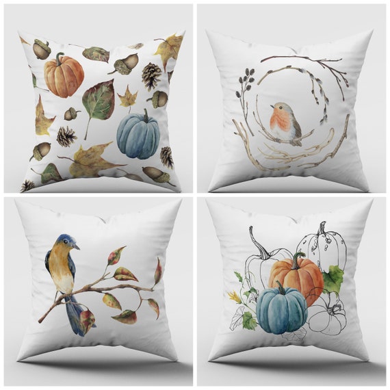 12x20 Lumbar Pillow Decorative Throw Pillows,Small Throw Pillows for  Couch,Hand-Painted Outdoor Birds Pillowcases,Spring Summer Pillows  Decorative