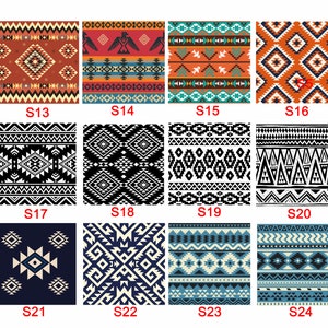 Chair Pads & Covers, Native American Chair Cushions, Chair Cushions with Ties, Southwestern Chair Covers, Custom Chair Cushion,Foam Included image 4