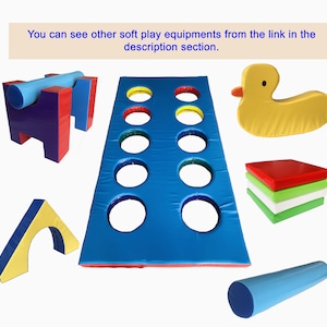 Gymnastics Mat with Holes, Swamp Cushion, Nursery Toys, Soft Play Area, Soft Play Blocks, Baby Ball Pool,