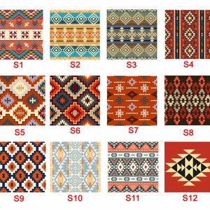 Chair Pads & Covers, Native American Chair Cushions, Chair Cushions with Ties, Southwestern Chair Covers, Custom Chair Cushion,Foam Included image 3