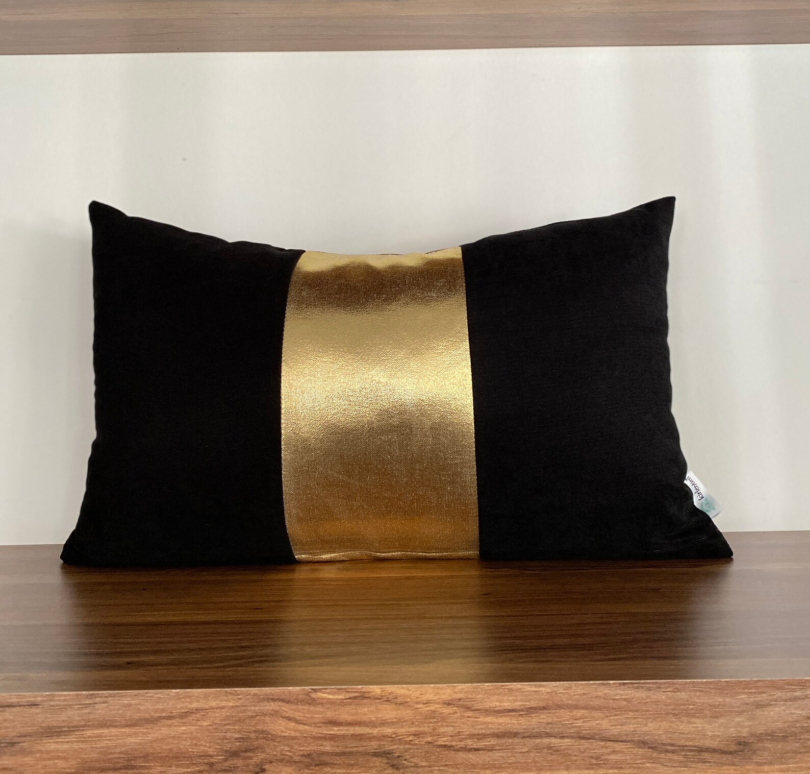 Black Gold VELVET Pillow Covergold Home Decorblack Gold Etsy