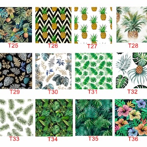 Tropical Outdoor Fabric by the yard, Upholstery Fabric, Plant fabric, Colorful Floral fabric, table runner, seat fabric,digital print fabric image 5