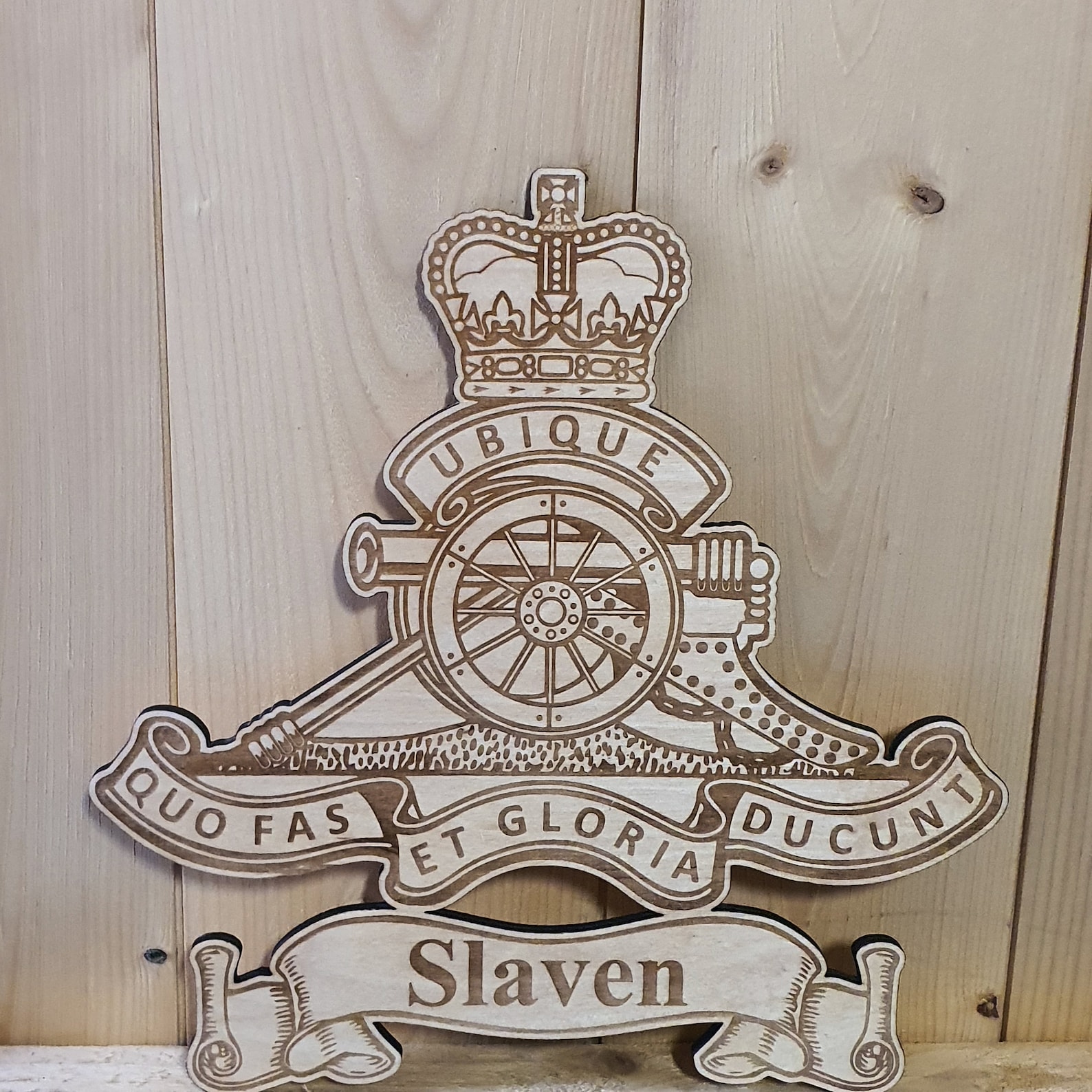 Military plaques personalised wooden laser engraved and Etsy