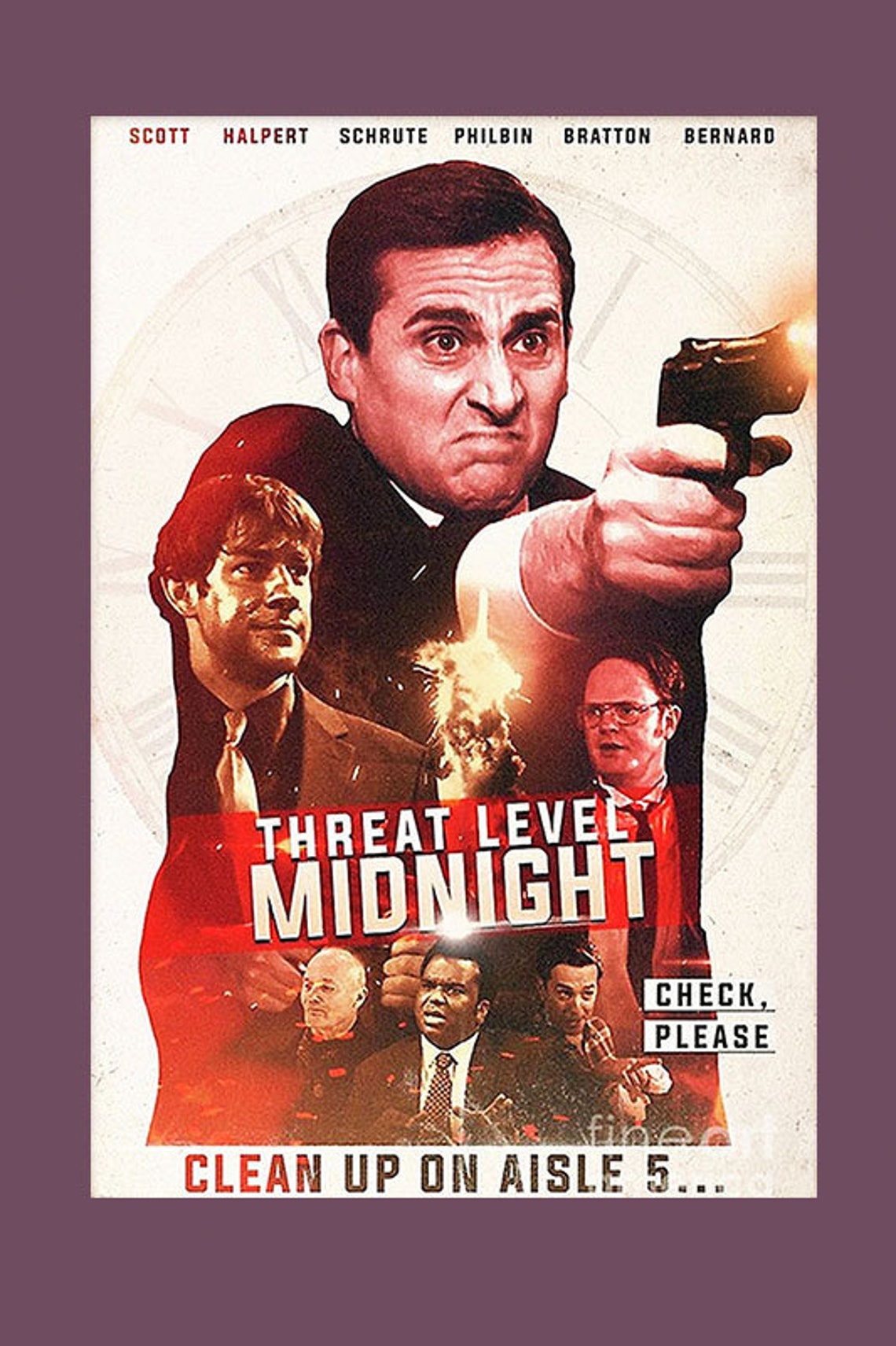 Poster Threat Level Midnight Poster | Etsy