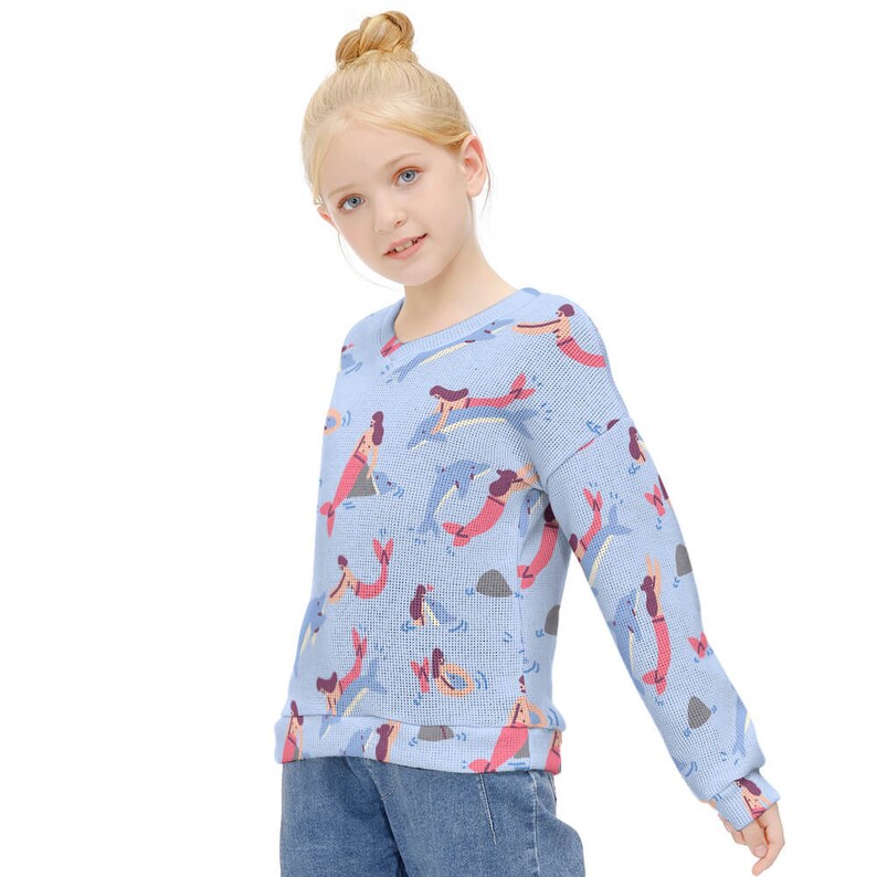 Custom Girls V-neck Sweater,V Neck Sweater,Teenager Long Sleeve V-Neck Pullovers Fashion Design Sweater