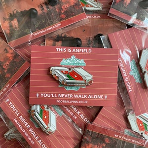 Anfield Limited Edition Pin Badge Liverpool.