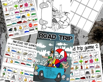 Road Trip Printable Games