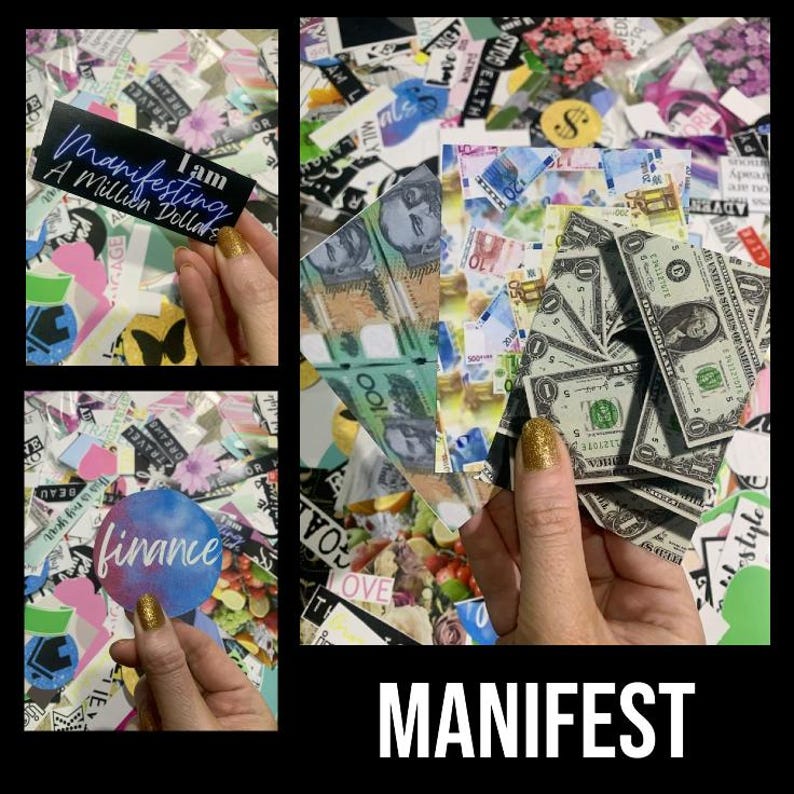 2026 VISION BOARD KIT with Printable words, quotes, images, frames, backgrounds, icons, abundance checks, Vision Board Wall Collage + More image 14
