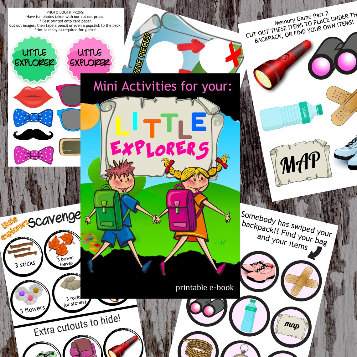 Printable Explorer Adventure Games for Kids | Etsy Australia