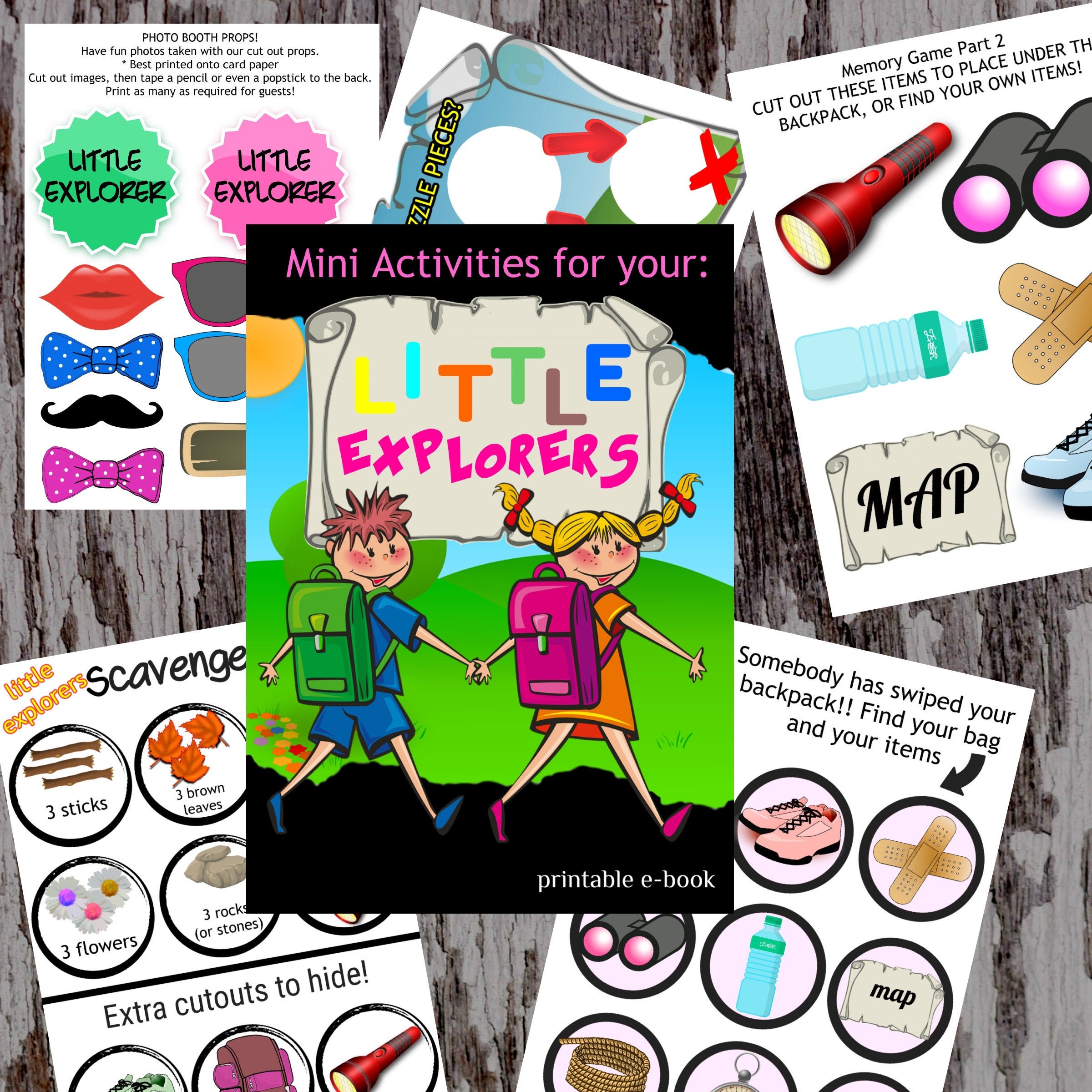Printable Explorer Adventure Games for Kids - Etsy Australia