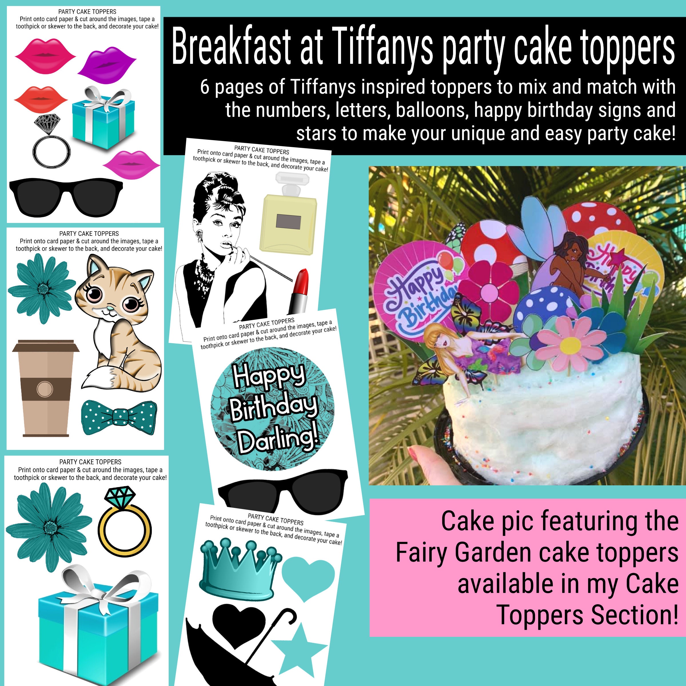 Breakfast at Tiffanys Printable Party Pack / Breakfast at | Etsy