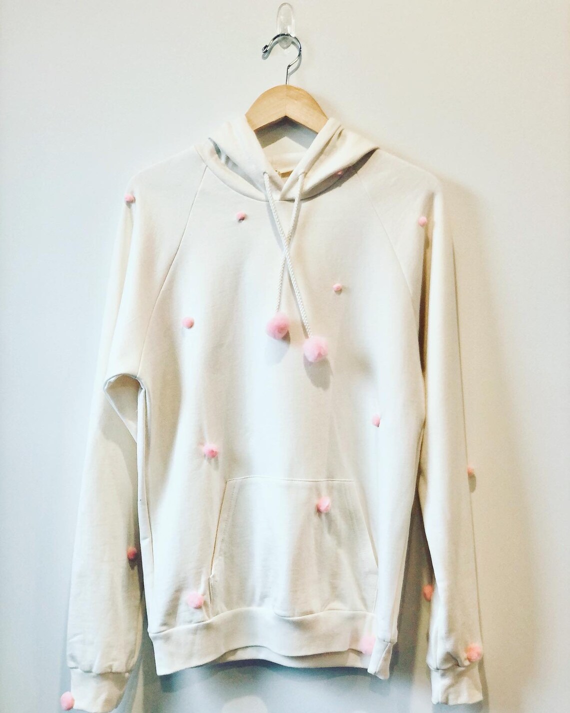 Pom pom hoodie Clearance