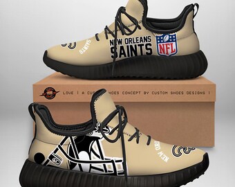 saints yeezy shoes