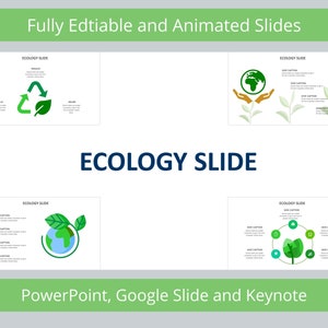 Ökologie Dia Infographic Templates | Grafik für PowerPoint, Google Slides und Keynote | Ökologie Vorlage | Ökologie Schiebefolie