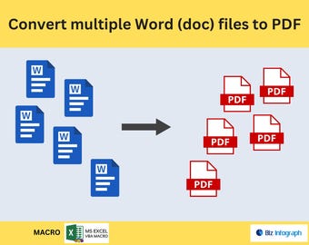 Convert Word Files to PDFs