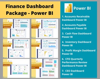Finance Dashboard Package Power BI