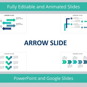 Pfeil Schiebefolie Infografik Vorlagen | Grafik für PowerPoint, Google Slides und Keynote | Pfeil Vorlage Präsentation | Pfeil Schiebevorlage