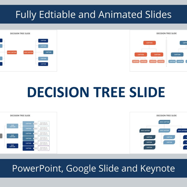 Decision Tree Slide Infographic Templates | Diagram for PowerPoint, Google Slides and Keynote | Decision Tree Template | Decision Tree Slide